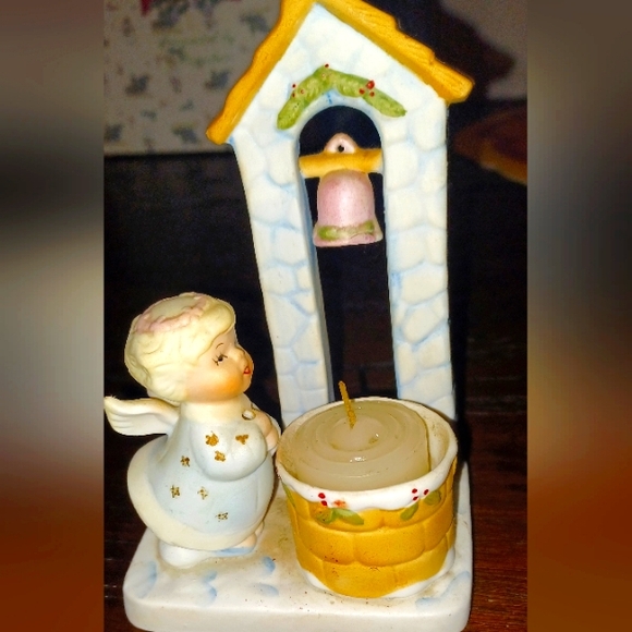 Darling angel votive candle holder - Picture 3 of 3